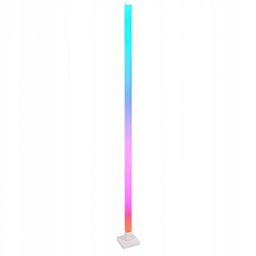 Lampa stojąca LED RGB 10W muzyczna Tuya Smart biała