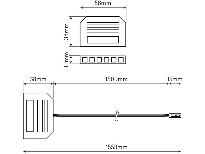 Rozdzielacz Multipower Splitter 6 portów LED line