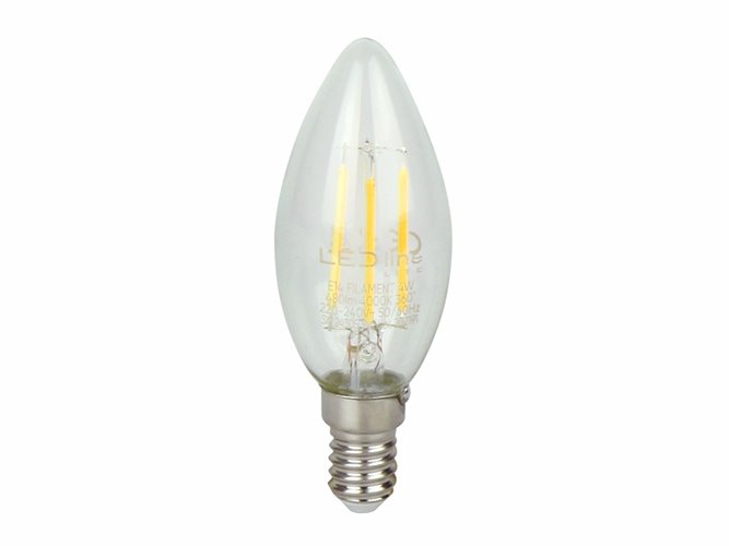 Żarówka LED E14 świeczka Filament Lite 4W 480lm Neutralna