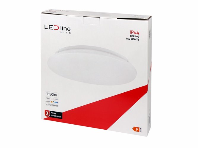 Plafon LED okrągły Lite 18W 1550lm IP44 4000K