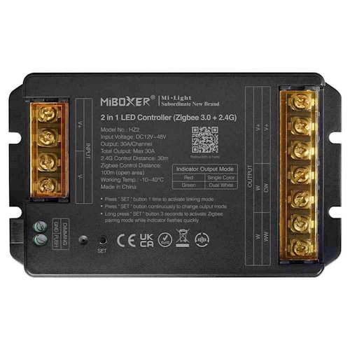 Mi-Light HZ2 sterownik LED Zigbee Mono-CCT 12V-48V 30A