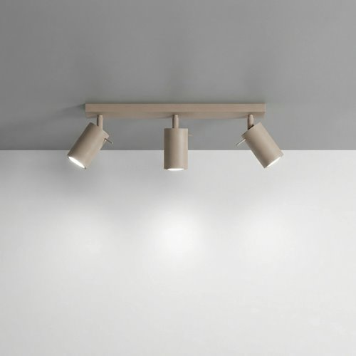 Kinkiet listwa z reflektorami Ring 3xGU10 taupe