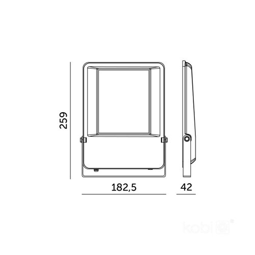 Halogen LED 50W SEUL 6500lm IP65 - 4000K