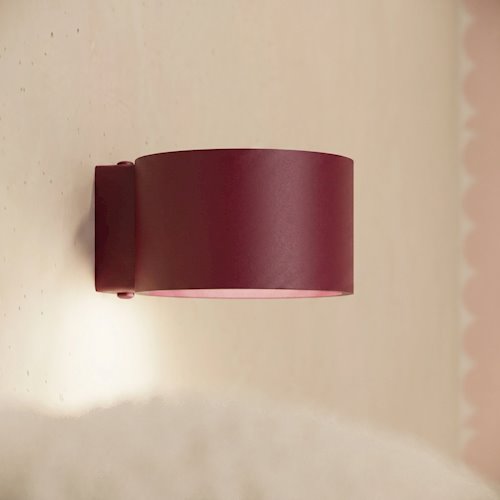 Lampa sufitowa potrójna tuba Modo 3xGx53 burgundowa