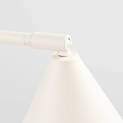 Lampa biurkowa ze stożkowym kloszem Nox 1xE14 beżowa