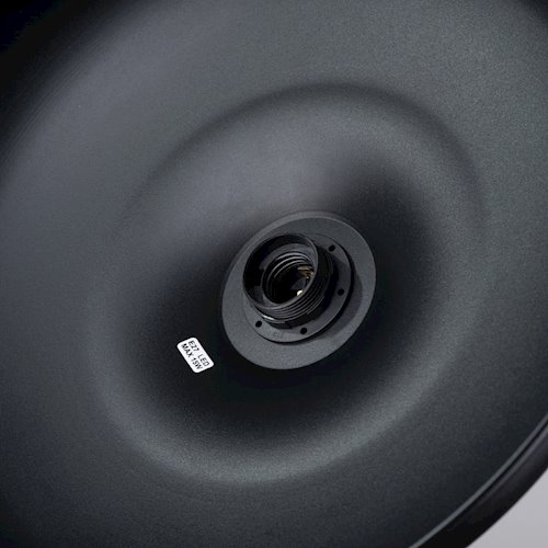 Lampa wisząca z okrągłym kloszem Gina 1xE27 czarna