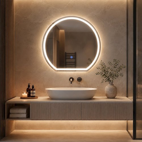 Lustro z podświetleniem LED 60x45cm Laguna 2 16W 3CCT