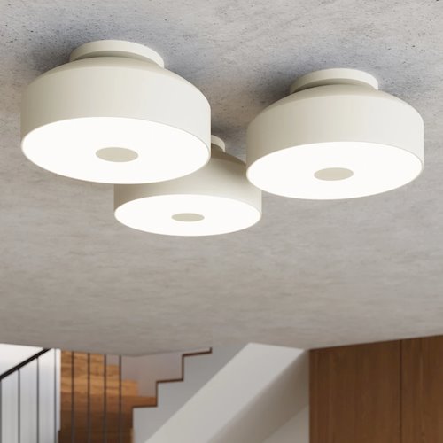 Lampa sufitowa okrągła Omiq 4xE27 beżowa