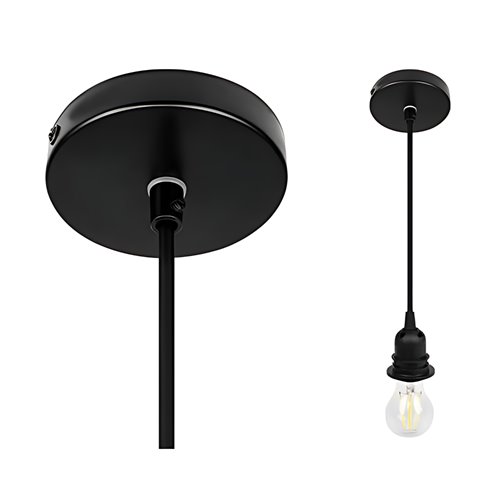 Lampa wisząca Boho 1xE27 z bambusowym kloszem 38cm