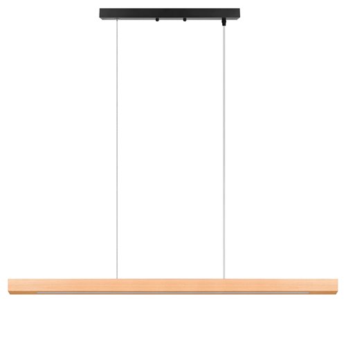 Lampa liniowa wisząca Fresto 24W drewniana 90cm 4000K