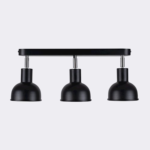 Lampa sufitowa z reflektorami Elba 3xE27 czarna