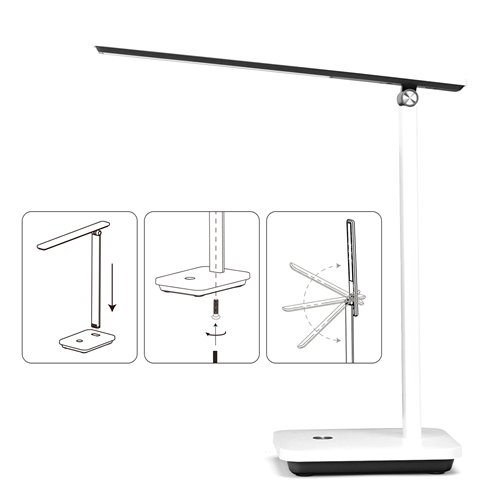 Lampka biurkowa LED 5W DIM+3CCT 400lm biała