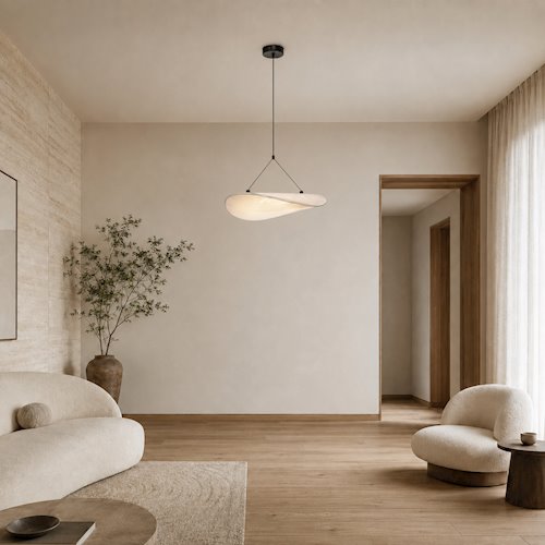 Dekoracyjna lampa wisząca LED Ombra 22W 50cm CCT + pilot