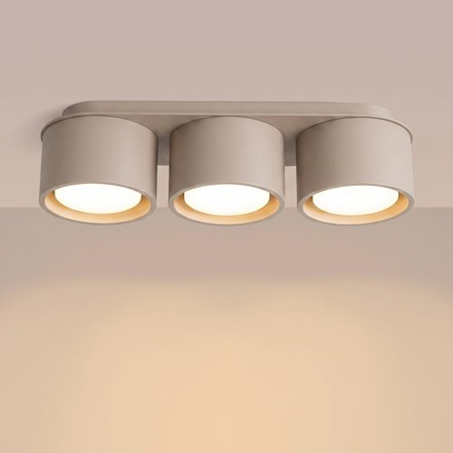 Lampa sufitowa potrójna tuba Modo 3xGx53 taupe