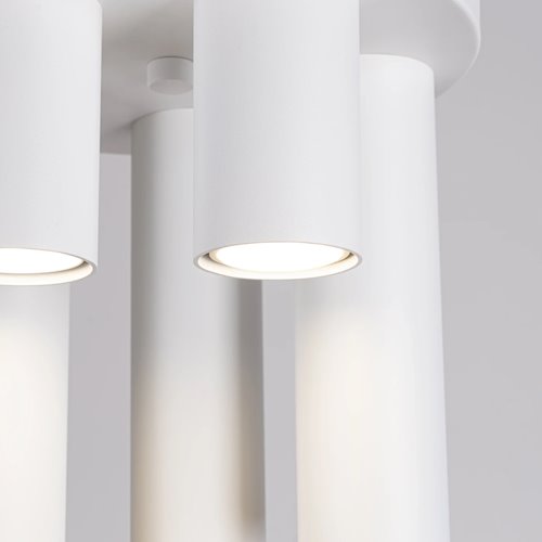 Lampa sufitowa tuby Lagos 5xGU10 okrągła biała