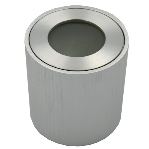 Oprawa natynkowa okrągła GU10 IP54 srebrna 80x84mm