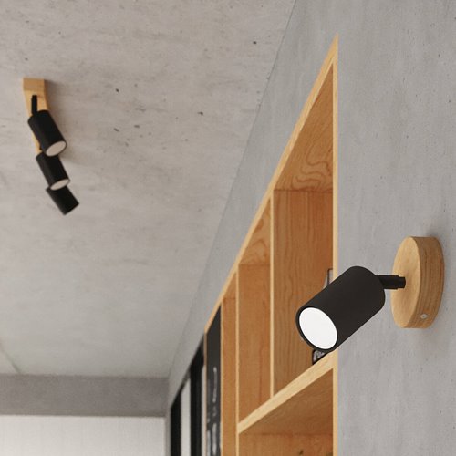 Lampa sufitowa okrągła VERDO - 3 reflektory GU10 białe