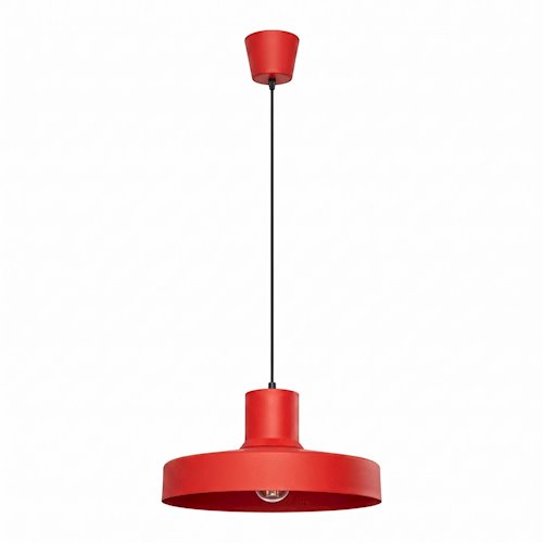 Lampa wisząca klasyczna Bilo 1xE27 czerwona
