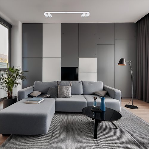 Lampa sufitowa z reflektorami Hero 4xGU10 biała