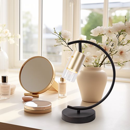 Lampa biurkowa 1xGU10 Ricky Złota