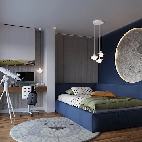 Lampa wisząca nowoczesna kula Hyperion 1xG9 biała
