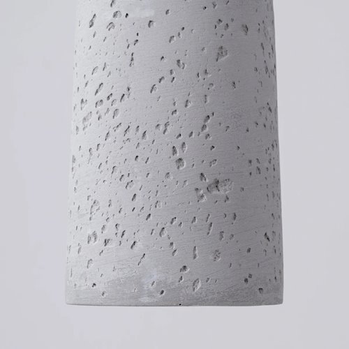 Lampa wisząca betonowa Electra 1xGU10 szara