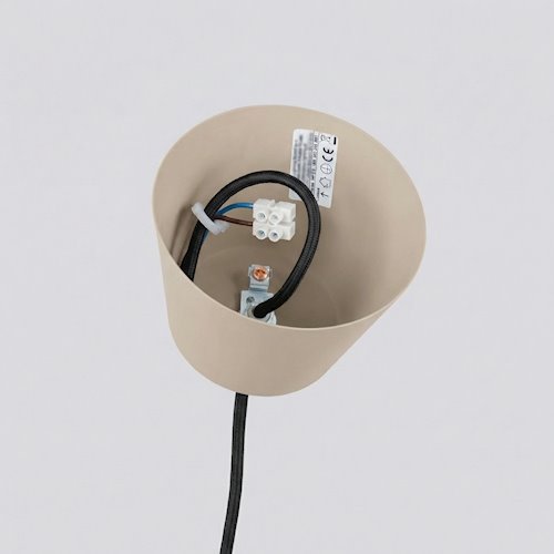 Lampa wisząca klasyczna Bilo 1xE27 taupe