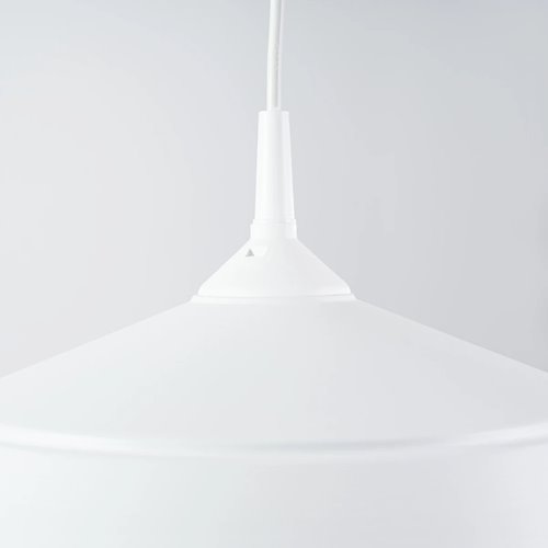 Lampa wisząca z okrągłym kloszem Frika 1xE27 biała