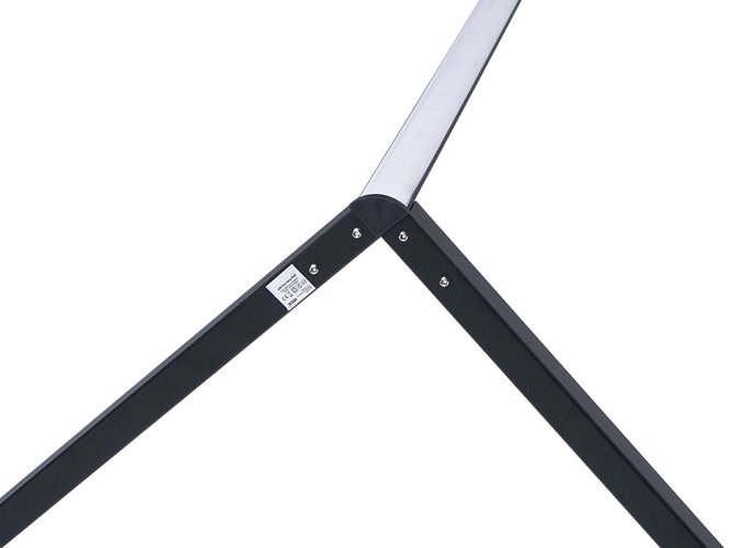 Lampa podłogowa LED z pilotem RGB+CCT 140cm 9W czarna