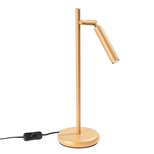 Lampa biurkowa Pastelo 1xG9 złota