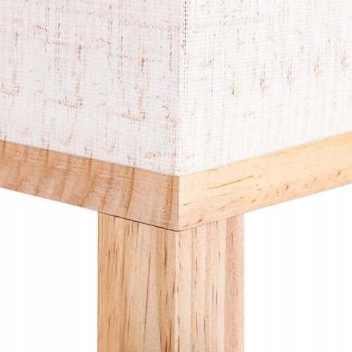 Lampa stojąca Square 1xE27 160cm drewniana
