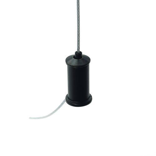 Lampa wiszące okręgi Magnum 102W CCT czarna z pilotem