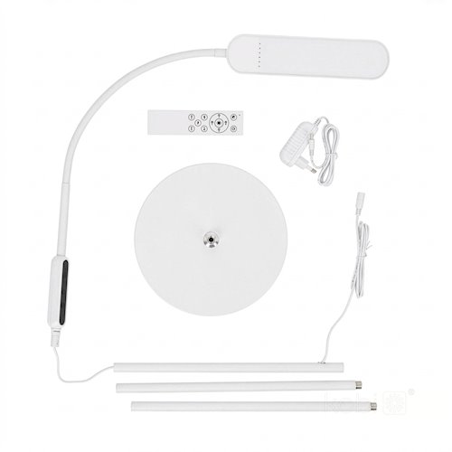 Lampa podłogowa LED Teilo 150cm 10W 3CCT z pilotem biała