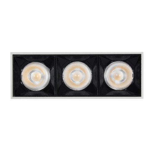 Lampa liniowa LED 9W natynkowa biało-czarna - neutralna