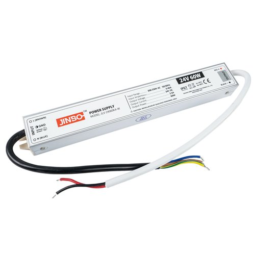 Zasilacz LED 24V IP67 wodoodporny 60W 2,5A 5 lat gw.