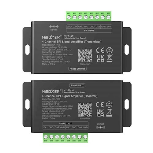 Wzmacniacz sygnału LED Cyfrowy Mi-Light SPI-PA+ 4-kanały