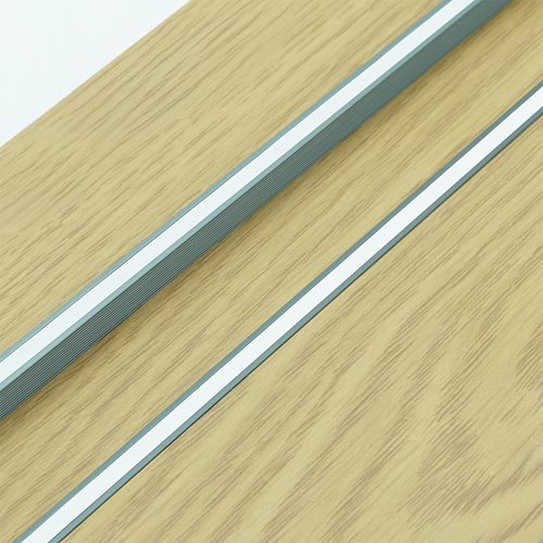 Profil LED wpuszczany wąski Tiny 7mm szary z kloszem 3m