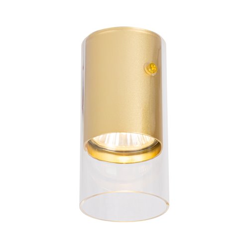 Halogen natynkowy okrągły 1xGU10 Ricky Złoty