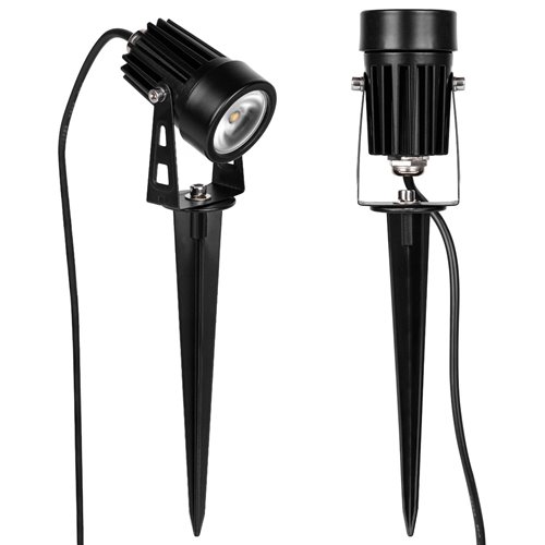 Reflektory solarne LED wbijane 2x1W - zestaw 2 sztuki