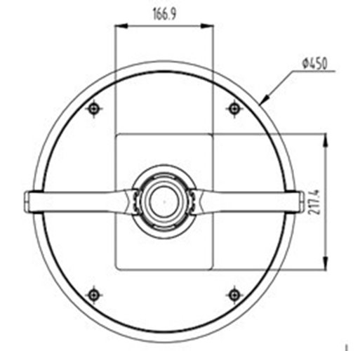 Lampa parkowa LED Adora 40W 4000K Antracyt