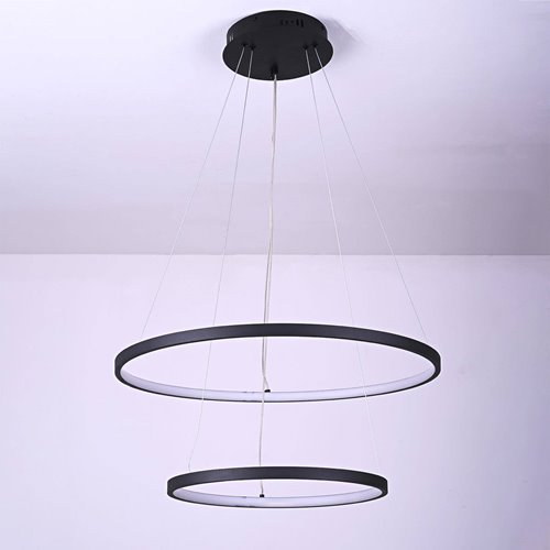 Lampa wisząca okręgi Duo Perro 54W CCT z pilotem
