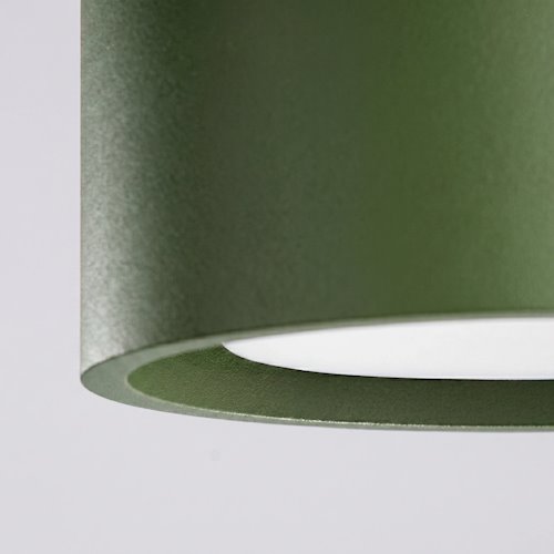 Lampa sufitowa tuba Modo 1xGx53 zielona oliwkowa
