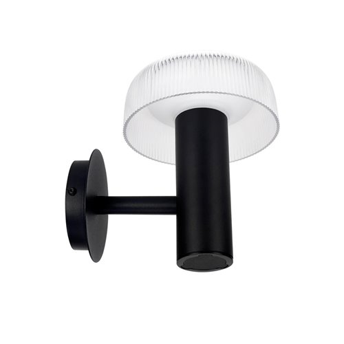Lampa elewacyjna Solarna Suntis z okrągłym kloszem