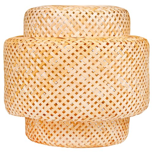 Lampa wisząca Boho 1xE27 dekoracyjna bambus 40cm