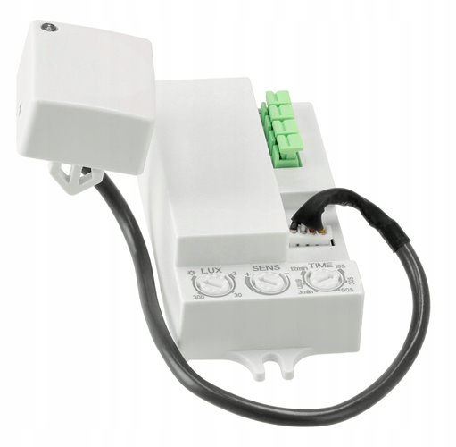 Mikrofalowy czujnik ruchu z sensorem 230V 300W biały