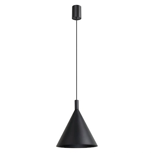 Lampa wisząca stożkowy klosz Nox 25cm 1xE27 czarna