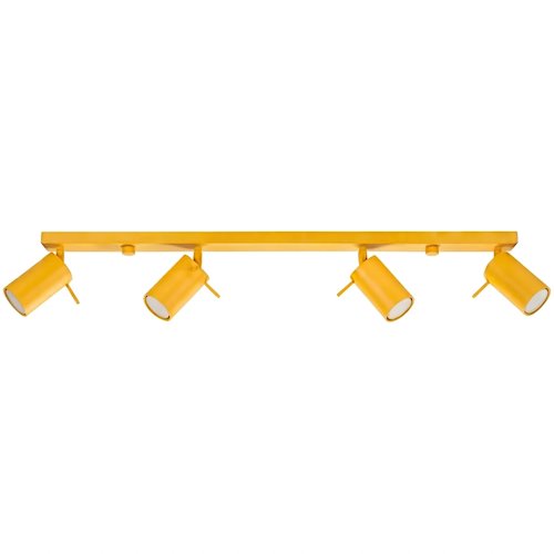 Kinkiet listwa z reflektorami Ring 4xGU10 żółty