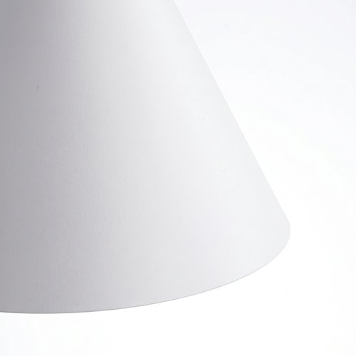 Lampa wisząca stożkowy klosz Nox 25cm 1xE27 biała