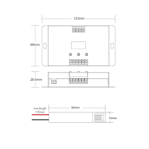 Zestaw schodowy LED SPI/MONO ES24+ES-F z czujnikami PIR