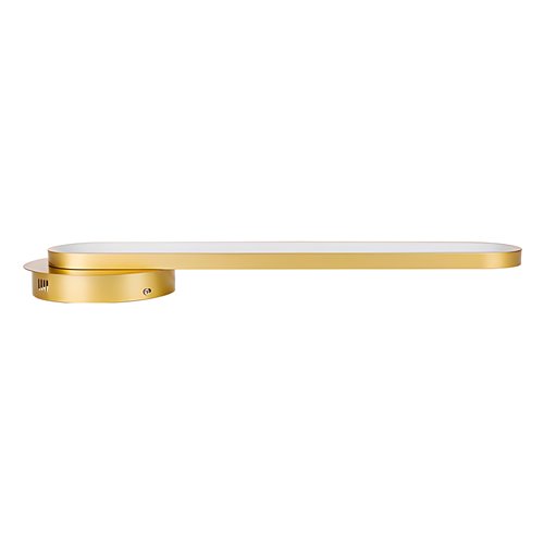 Kinkiet ścienny nowoczesny Goldi 18W 63cm złoty